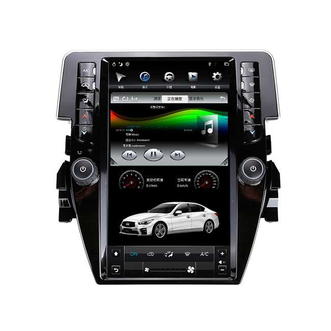 11.8 Inch Honda Civic Head Unit 64G Gps Navigation System For Car