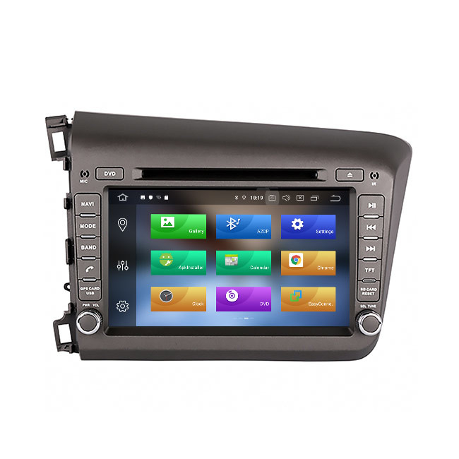 PX5 PX6 Head Unit Double Din Car Stereo For Honda Civic 2012 2015